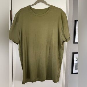 lululemon Olive Green Short Sleeve Tee